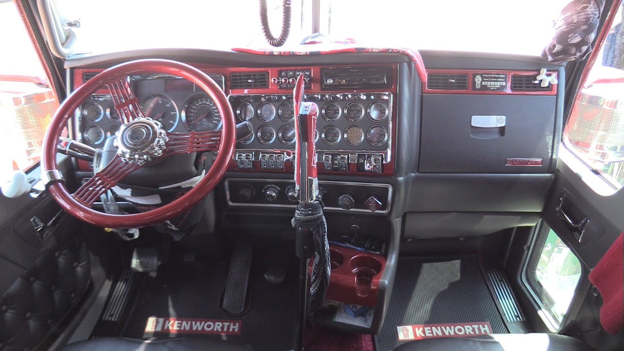 2007 Kenworth W900 Custom Truck What An Interior Youtube