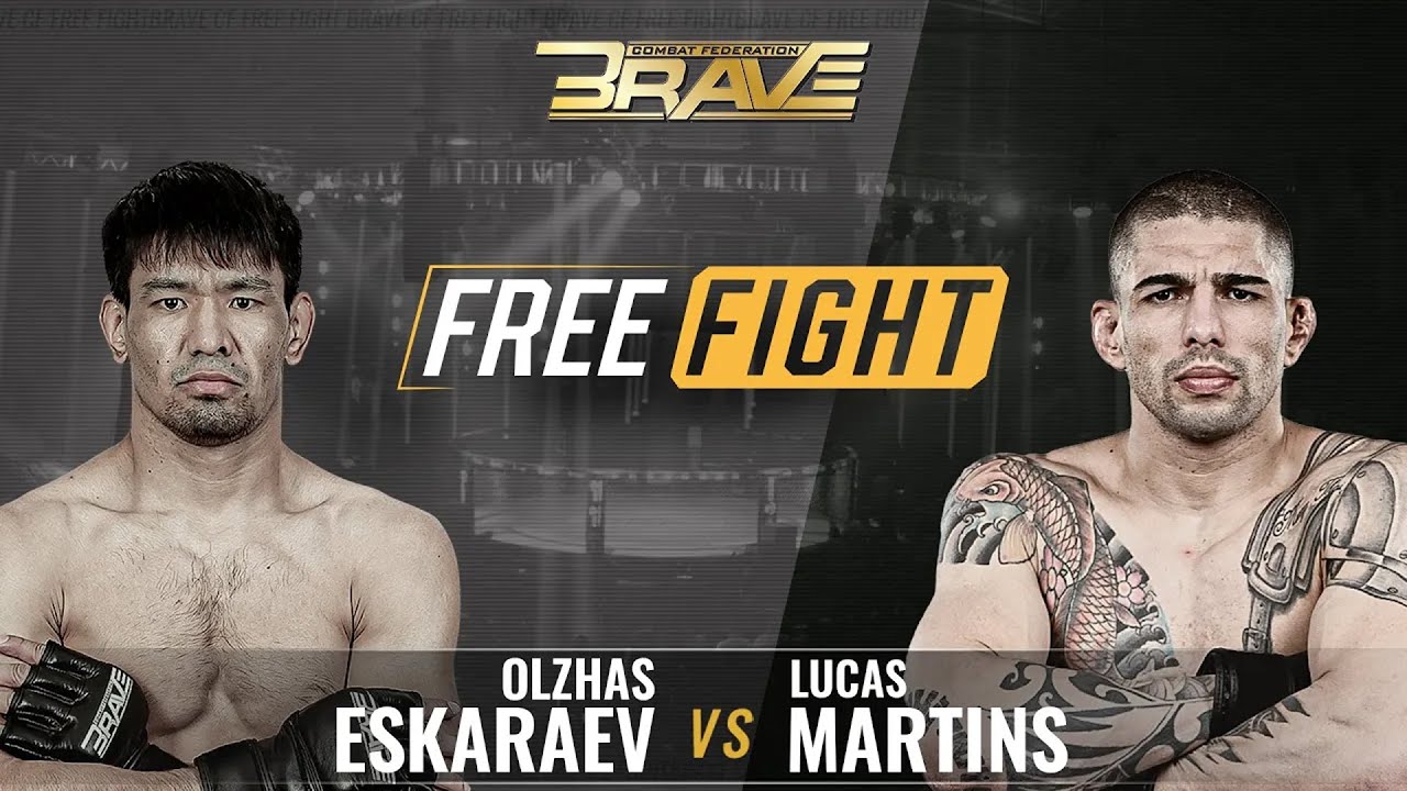 FREE MMA Fight Olzhas Eskaraev vs Lucas Martins BRAVE CF 53