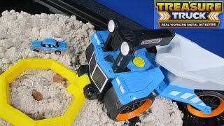 Matchbox Treasure Truck Real Working Metal Detection! metal detector