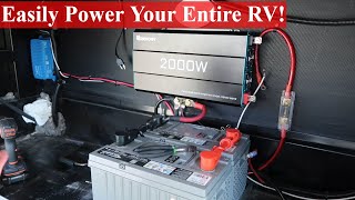 How To Power Your Entire RV With An Inverter | Easy Inverter Power