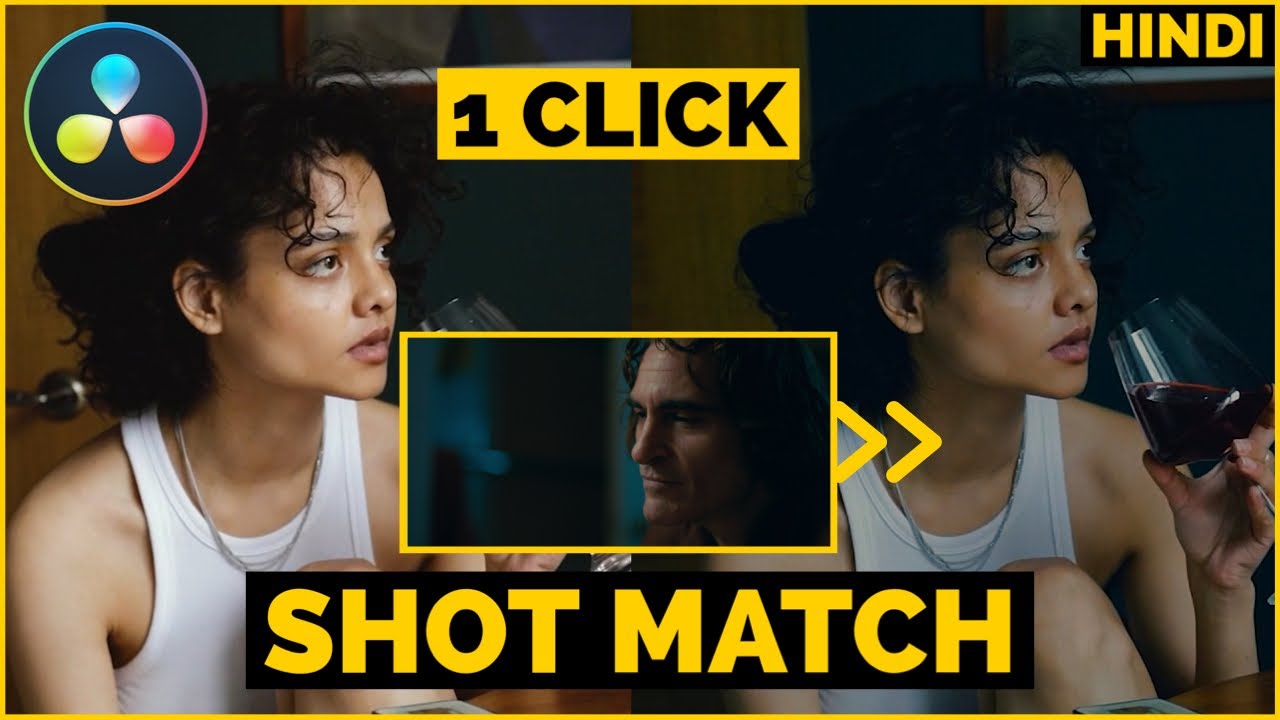 COPY COLOR in DaVinci Resolve 18 Tutorial (Quick) Hindi - YouTube