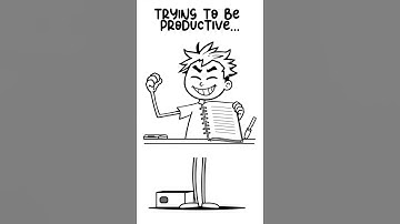 Trying to Be Productive… for Once | Hilarious Struggle with Procrastination!