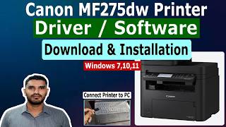 Canon Mf275dw Printer Software  Driver Download U0026 Installation I  Setup  Without Cd