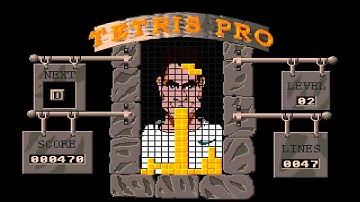 AMIGA OTHER TETRIS PRO NOT THEUSUALv1.4 TP TETRISPRO Robert Ciesnik Illusion Soft 97 Aminet CD Games