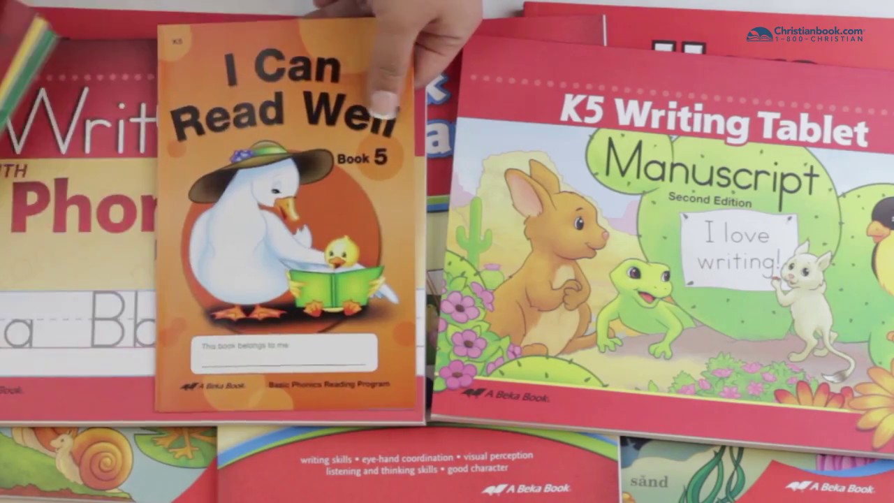Unboxing Grade K5 Child Kit (Manuscript Edition) - A Beka Book - YouTube