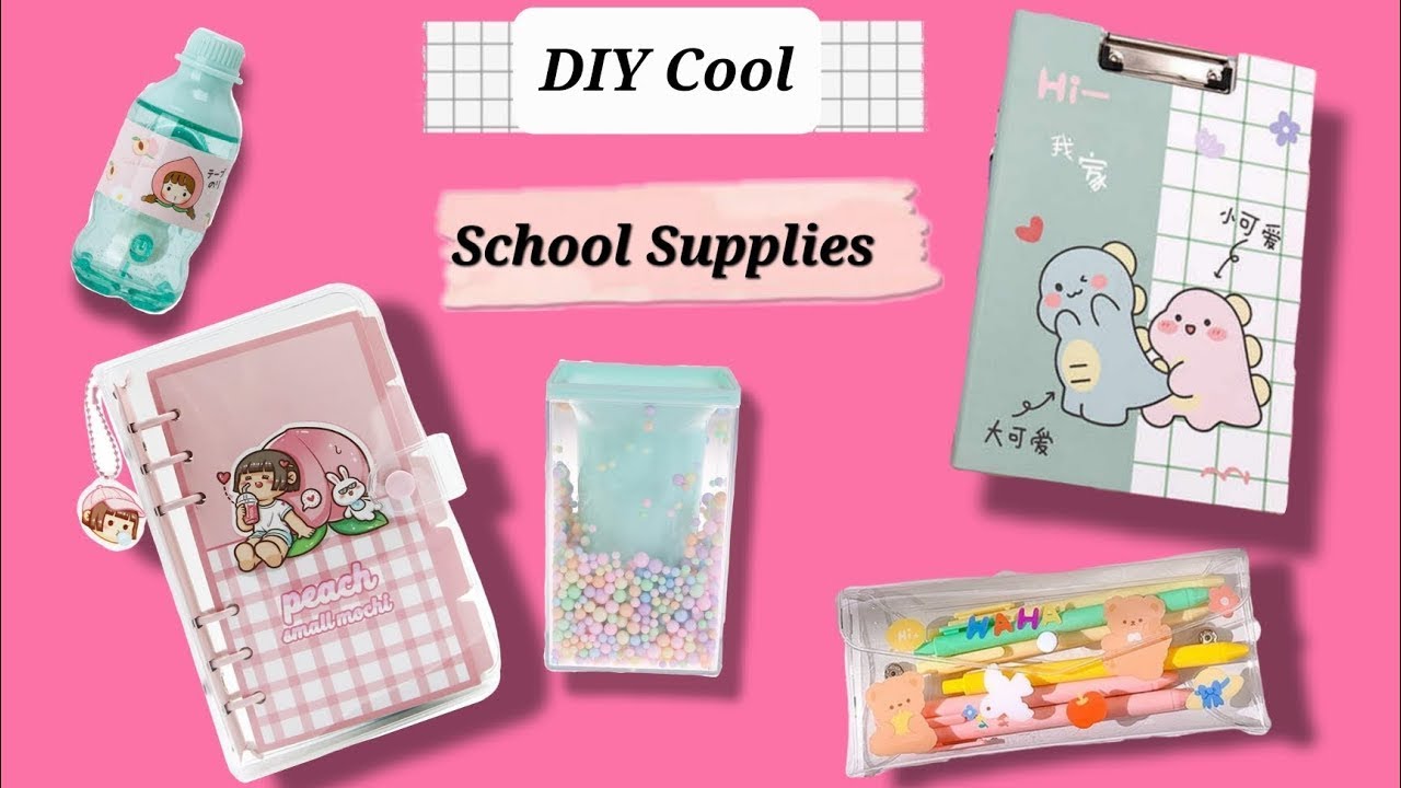 DIY AMAZING SCHOOL SUPPLIES IDEAS - Back To School Hacks And Crafts ...