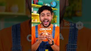 Learning Spanish Words:onion! Fun &amp; Easy Spanish for Kids!