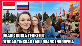 Orang Rusia Kaget Dengan Tingkah Laku Orang Indonesia.!Tingkah Laku Orang Indonesia Buat Heran Saja
