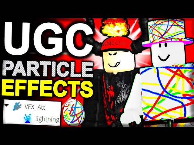 4 LEAKED FREE ROBLOX ITEMS! PARTICLE EFFECTS WITH PIXEL ITEMS