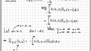 Output Autocorrelation Function Derivation (2/4)