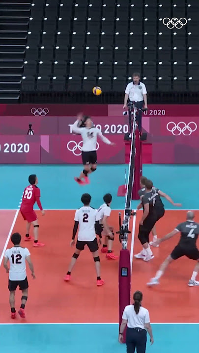 Is this the live-action of 'Haikyuu!!'? 👀🏐Japan vs Canada #Tokyo2020