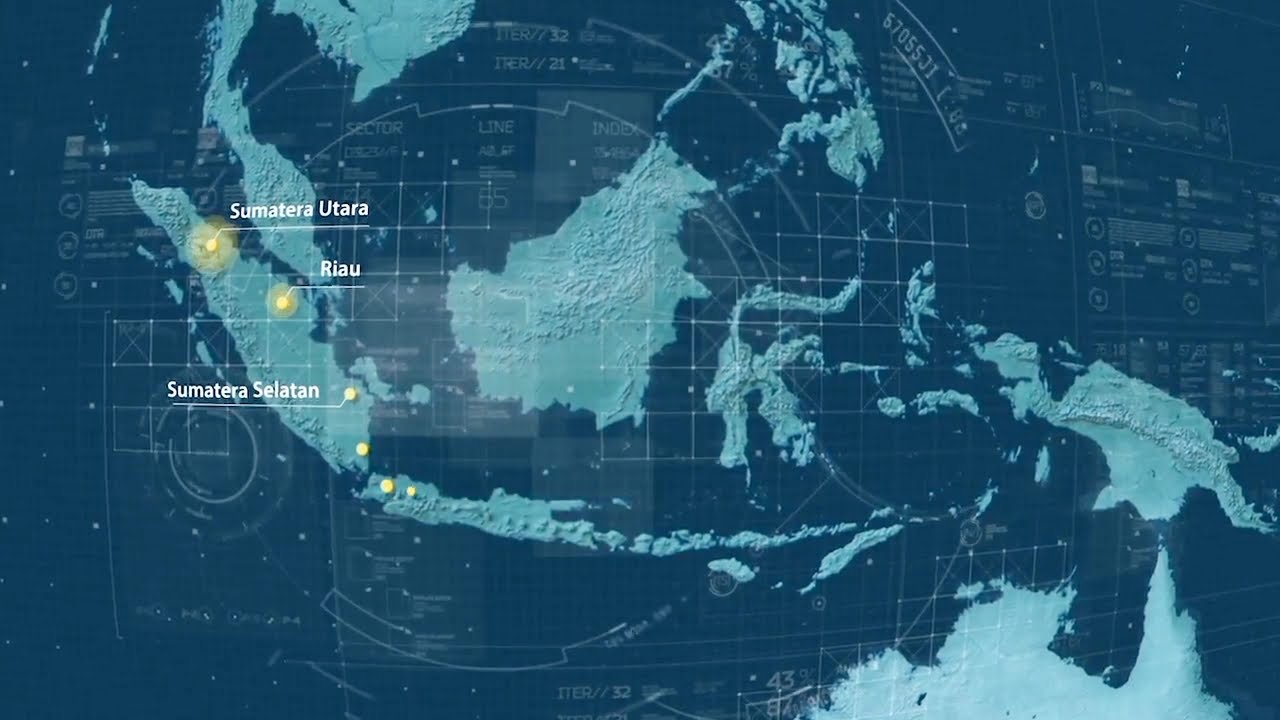 Stock Video Footage Map Rig Background Video Peta Indonesia - YouTube