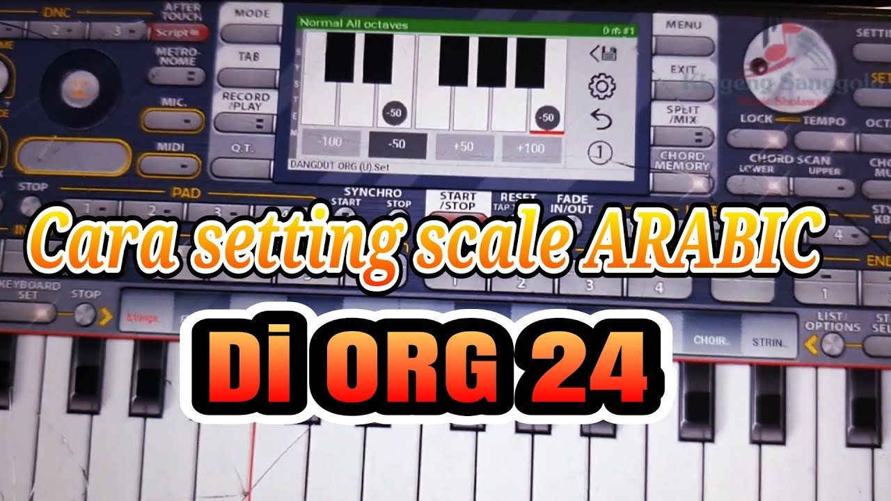 org24  Arabic || setting Arabic scale
