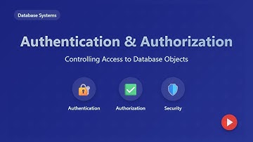 🔐 Database Authentication & Authorization Explained for Beginners