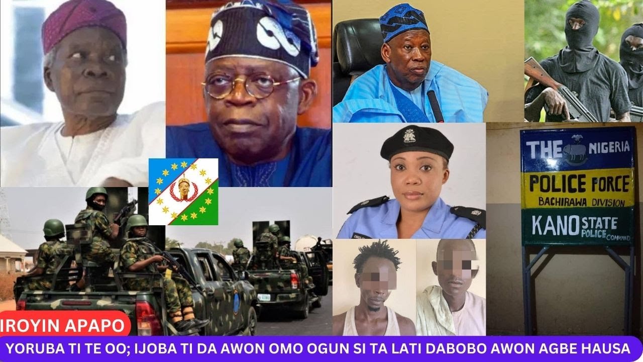 YORUBA TI TE OO; IJOBA TI DA AWON OMO OGUN SI TA LATI DABOBO AWON AGBE ...