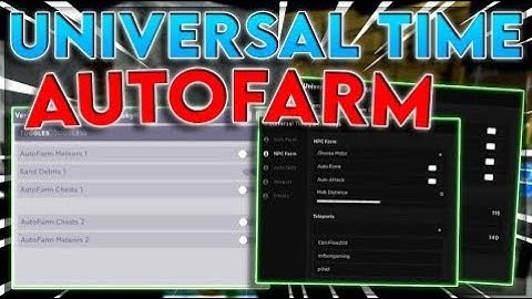 [NEW] A Universal Time Script GUI / Hack | Get All Stands | Auto Farm | *PASTEBIN 2021*