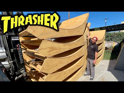 Building a Secret Ramp for Thrasher - YouTube