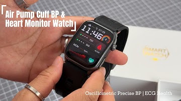 S101 Smart Watch with Air Pump Blood Pressure & ECG Monitoring | Health & Fitness Smartwatch