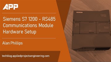 S7 1200 to RS485 Communications Module Hardware Setup