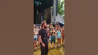 Mikky Ekko sings 'Stay' in the mud at Bonnaroo