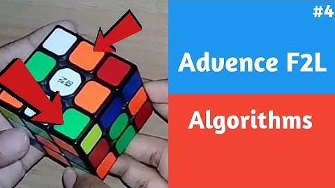 Advence F2L Algorithm #4/Cubing King