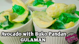 Avocado with Buko Pandan Gulaman by mhelchoice Madiskarteng