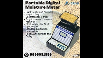Portable Digital Moisture Meter for
