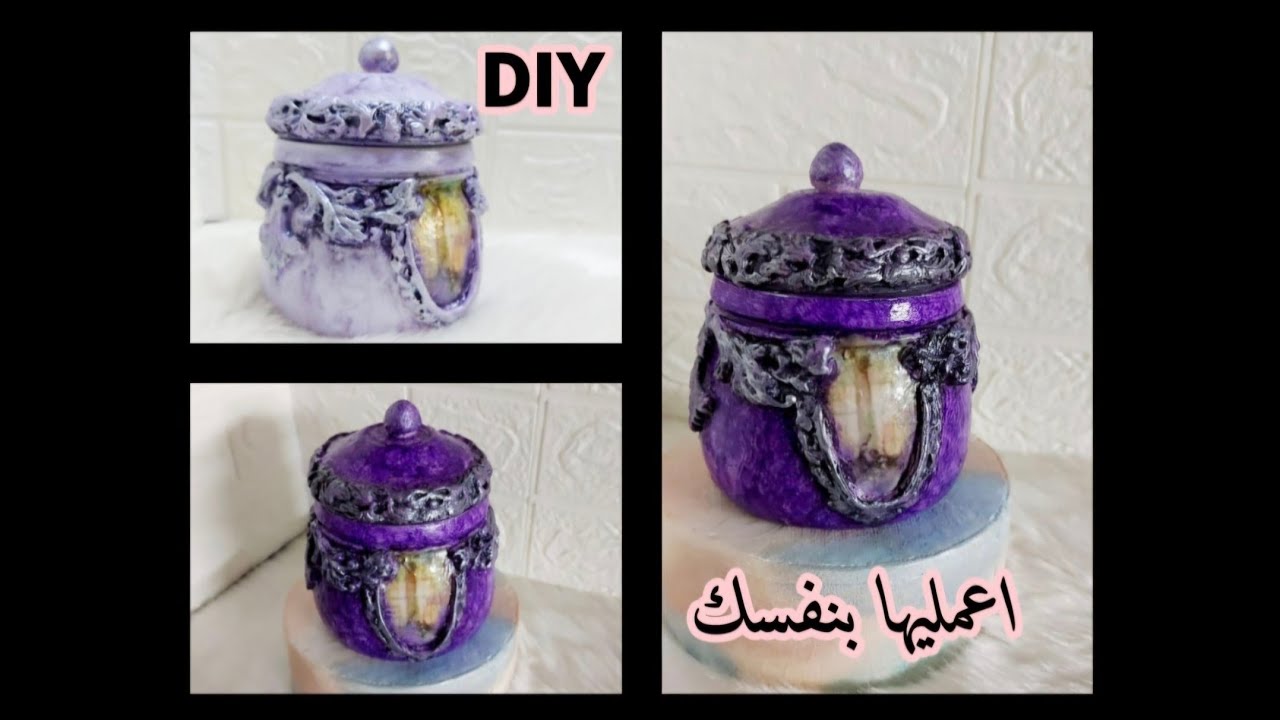 لن تقومي برمي القنينات الزجاجية بعد اليوم#ديكورات يمكنك صنعها بنفسك# اعمال يدوية-