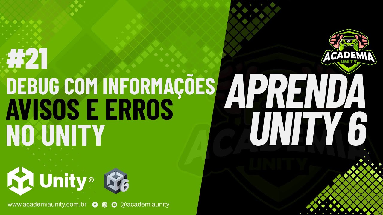 Aprenda Unity 6 - Debug com informações avisos e erros - YouTube