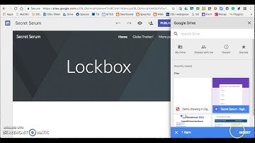 Embed Google Form in New Google Sites