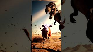 Small Cow Vs Giant Dinosaur