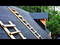 Making the Cabin Roof Leakproof! / Log Cabin Update- Ep 13.14