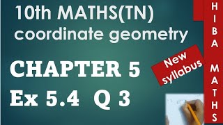 10th maths chapter 5 exercise 5.4 question 3 tn samacheer hiba maths