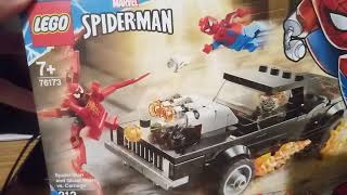 Lego Spider Man 76173 Spider Man and Ghost Rider vs Carnage Unboxing and Review!