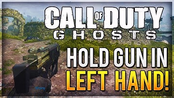 COD Ghosts Glitches: HOLD GUNS IN LEFT HAND Glitch! Funny Animation Glitch Tutorial!