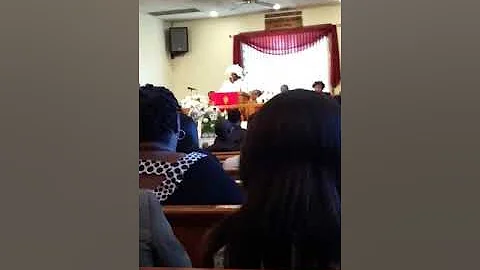 Prophetess Stacey Overton singing at Mothers Homeg...