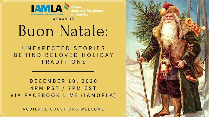 IAMLA - Buon Natale: Unexpected Stories Behind Bel...
