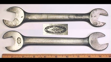 Williams 3746 Double Open End Angle Head Wrench 1 716 by 1 716 Inch