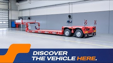 Faymonville - MegaMAX extendable low loader w/ 2 pendular axles & vessel bridge loading platform