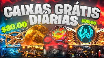 CAIXAS GRÁTIS TODOS OS DIAS NO CSGONET (GANHEI 35 DÓLARES)