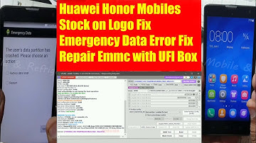 Honor Huawei Emergency Data Error (The User s data portion has crashed) Fix with UFI | Urdu Hindi