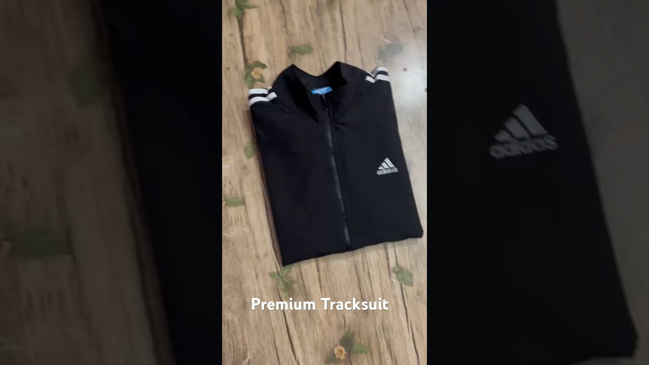 Three stripes, endless style – Adidas Premium Tracksuit!  ​⁠