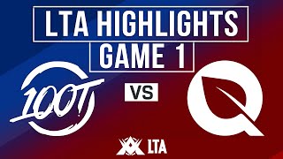 100 Vs Fly Game 1 Highlights Lta 2025 Split 1 Playoffs Semifinals 100 Thieves Vs Flyquest G1
