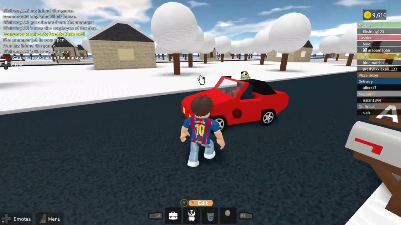 playing og roblox games for 1 month straight ~ day 1 Work At A Pizza Place🍕with maya ~ srry f no mic