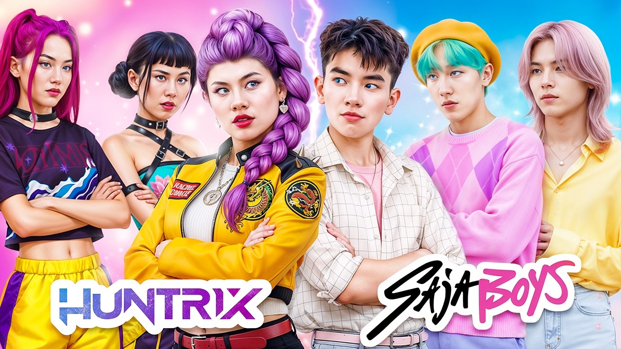 Kpop Demon Hunters Vs Saja Boys На Шоу Талантов! Кто Победит?