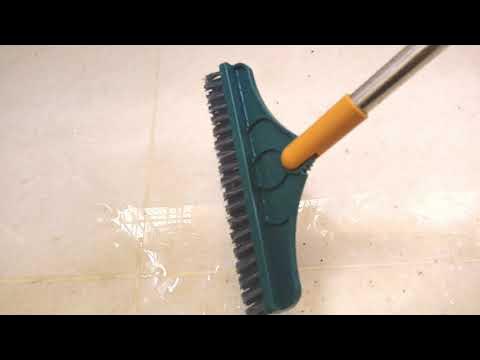 3 in 1 Cleaning Brush Bathroom Kitchen Floor Scrub Crevice Brush Brushes  W2L8