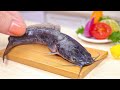 🦈 Fishing and Make Miniature Roast Tandoori Catfish In Tiny Kitchen | ASMR Miniature Cooking Ideas