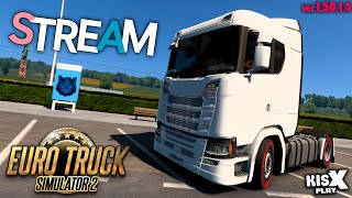 Покупаем первый гараж, нанимаем работников, возим грузы ➟ Euro Truck Simulator 2 #14 СТРИМ #ets2