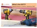 Drill vs Impact Driver vs Hammer Drill