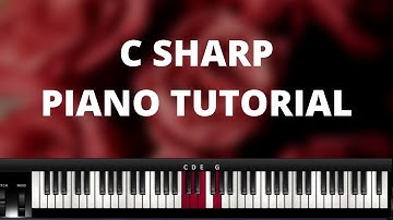 C Sharp Intermediate Piano Tutorial-(Instructor - Emmanuel)